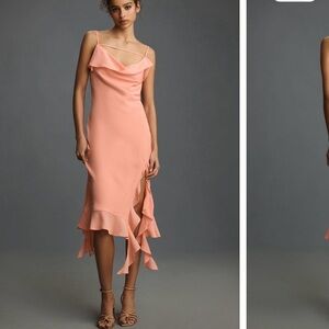 NWT Mare Mare sleeveless Draped Asymmetrical Midi Dress